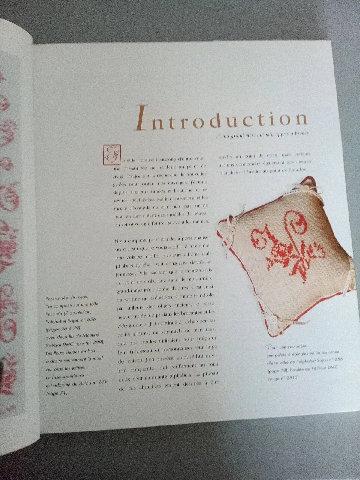 Boek "Alphabets Anciens à broder au point de croix" - Véronique Maillard – photo 2
